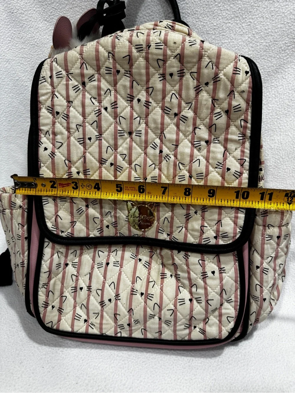 Betsey Johnson quilted backpack